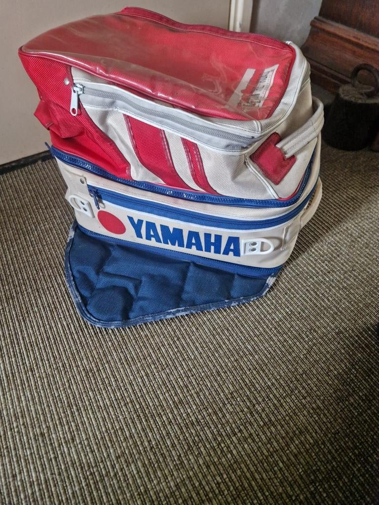 Yamaha Tanktas - Rood/Wit/Blauw, Motoren, Ophalen of Verzenden