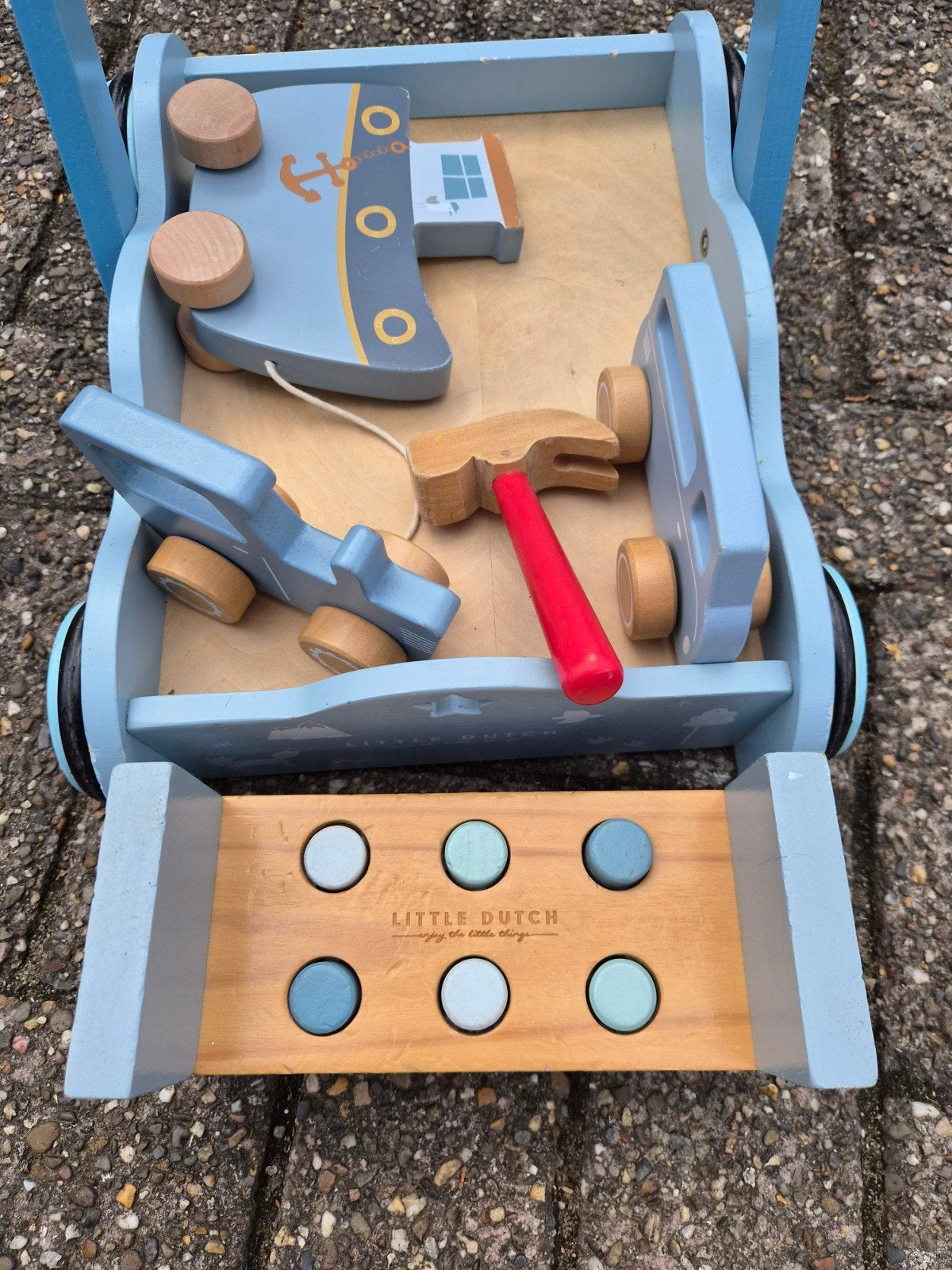Little Dutch Houten Speelgoed:, Kinderen en Baby's, Ophalen, Gebruikt, Duw- of Trekspeelgoed