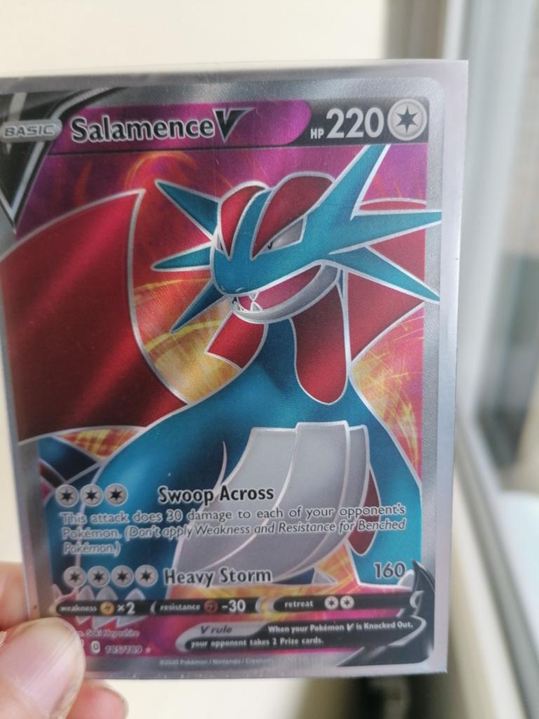Salamence v 185, Ophalen of Verzenden, Zo goed als nieuw, Losse kaart