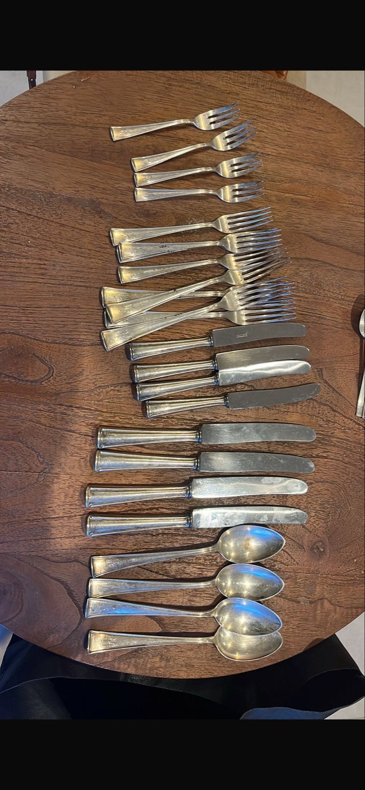 Zilveren bestekset koch & bergfeld 800, 24-delig, antiek, Ophalen of Verzenden