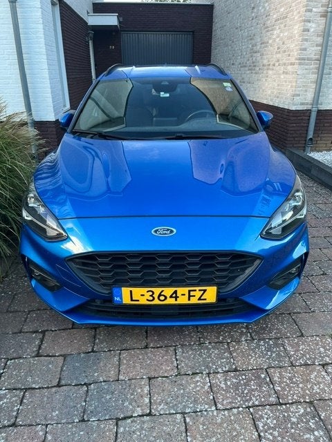 Ford Focus 1.0 Ecoboost 125pk 2019 Blauw, Auto's, Dealer onderhouden, Zwart, Stationwagon, Particulier