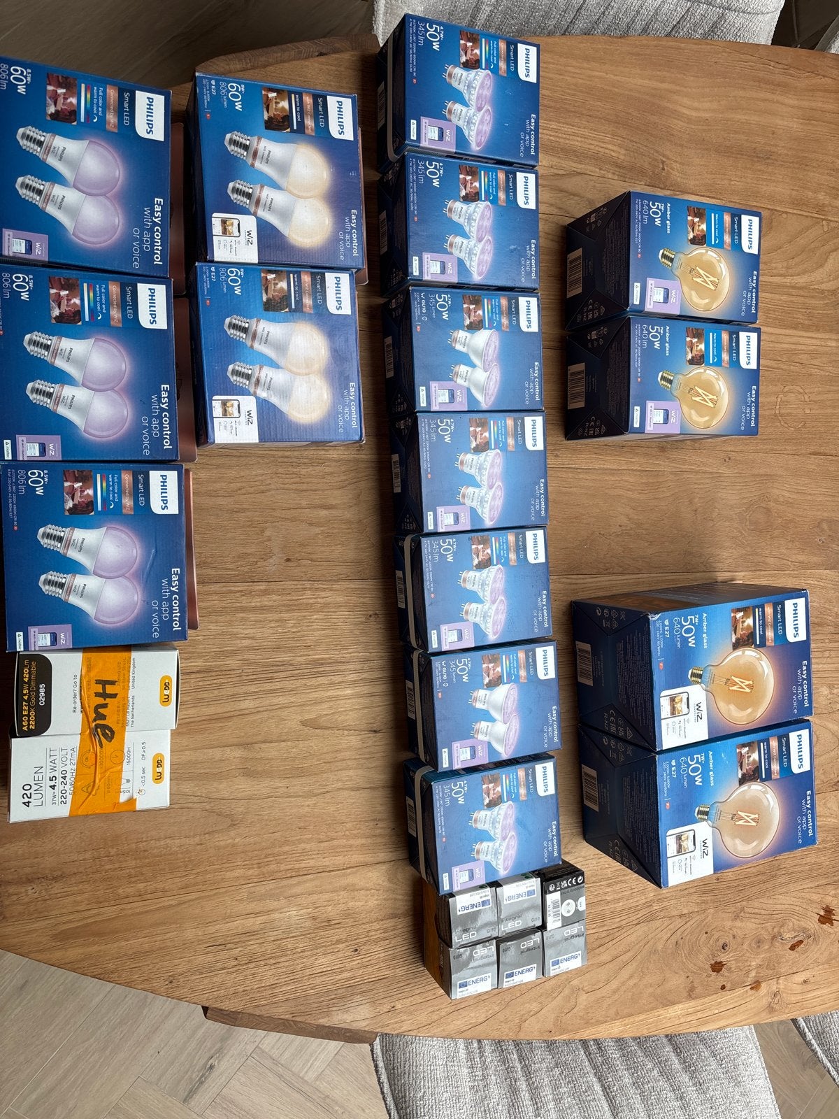 Philips Hue / WIZ lampen - Diverse modellen, Led-lamp, Meerkleurig, Nieuw, Bedienbaar via app