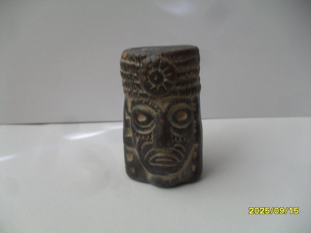 Mooi, oud Mexicaans beeldje in zeer goede staat!, Antiek en Kunst, Kunst | Beelden en Houtsnijwerken, Minder dan 20 cm, Ophalen of Verzenden