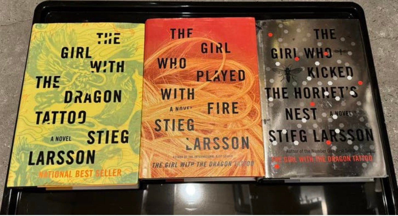Millenium Stieg Larsson Hardcover, Ophalen, Gelezen