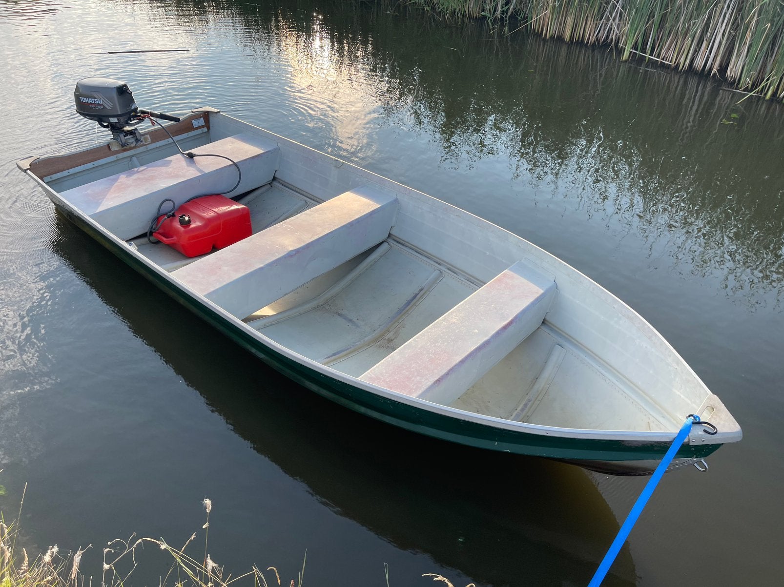 Quicksilver 410SL aluminium boot, Watersport en Boten, Vis- en Consoleboten, Ophalen, Gebruikt, Quicksilver, Aluminium