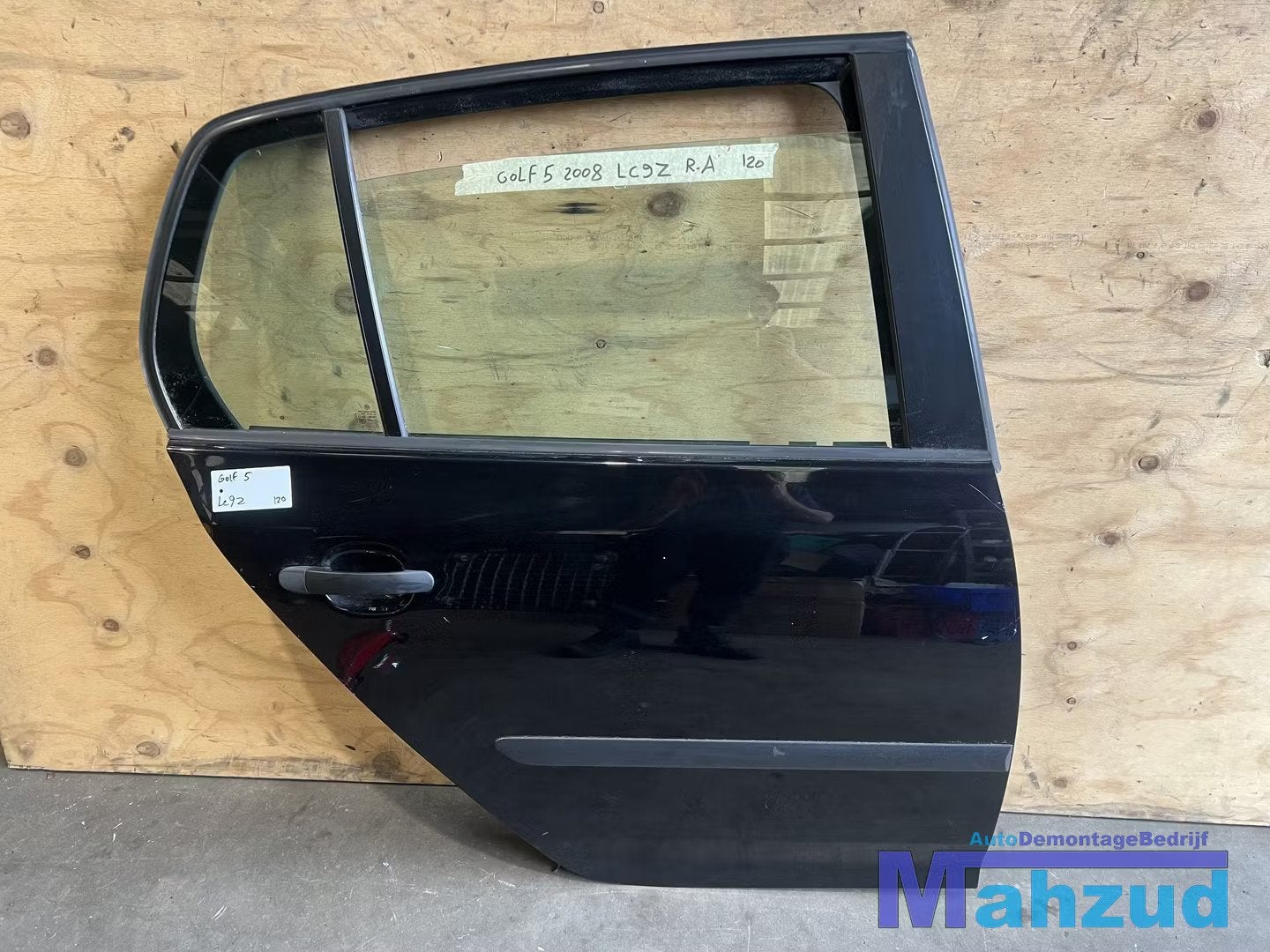 VW GOLF 5 Hatchback Zwart LC9Z Rechts achter deur 2003-2009, Gebruikt, Volkswagen AG, Achter, Berliner Ring 2
38440  Wolfsburg, DE