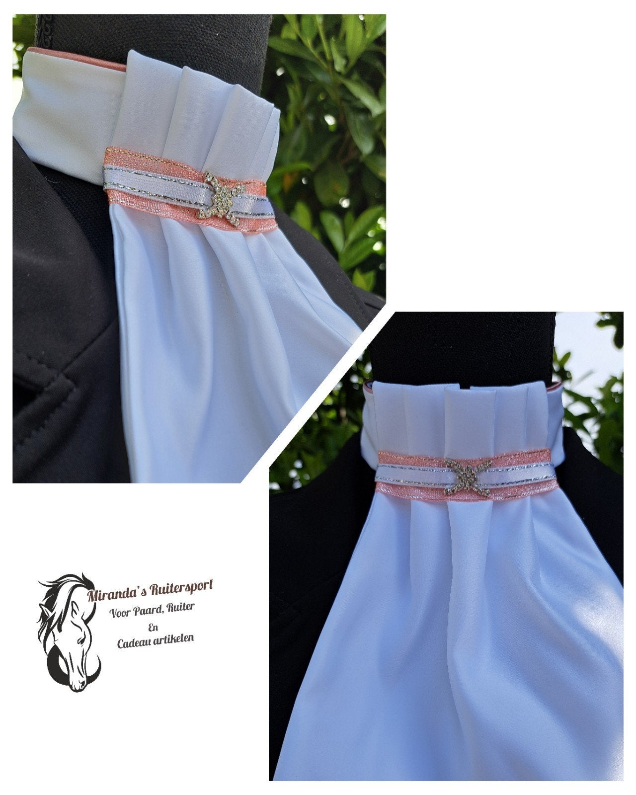 Made by Lique kinder plastron Harmonica Rosé, Kinderen, Dressuur, ., Overige typen