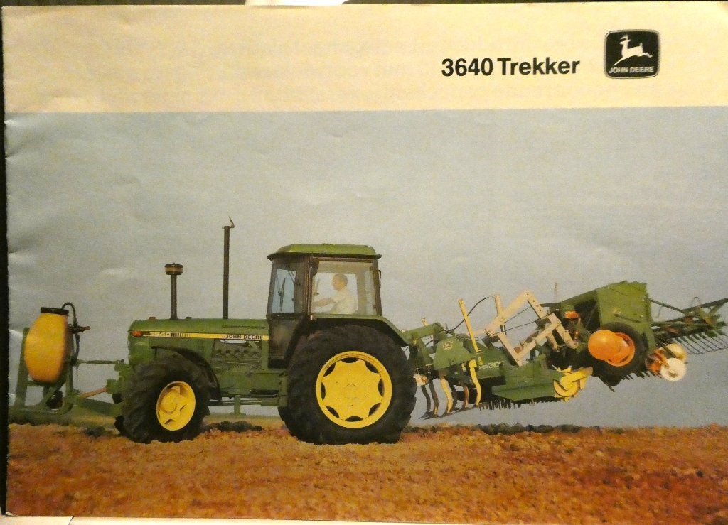 Folder / Tractor / John Deere 3640 trekker, Verzenden, Gelezen, Overige merken