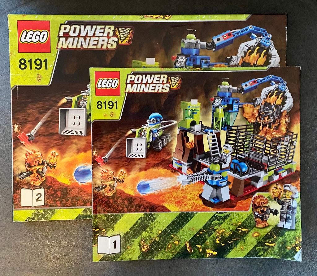 LEGO Power Miners 8191 Lavatraz (incomplete), Overige thema's, Lego, Ophalen of Verzenden, Zo goed als nieuw