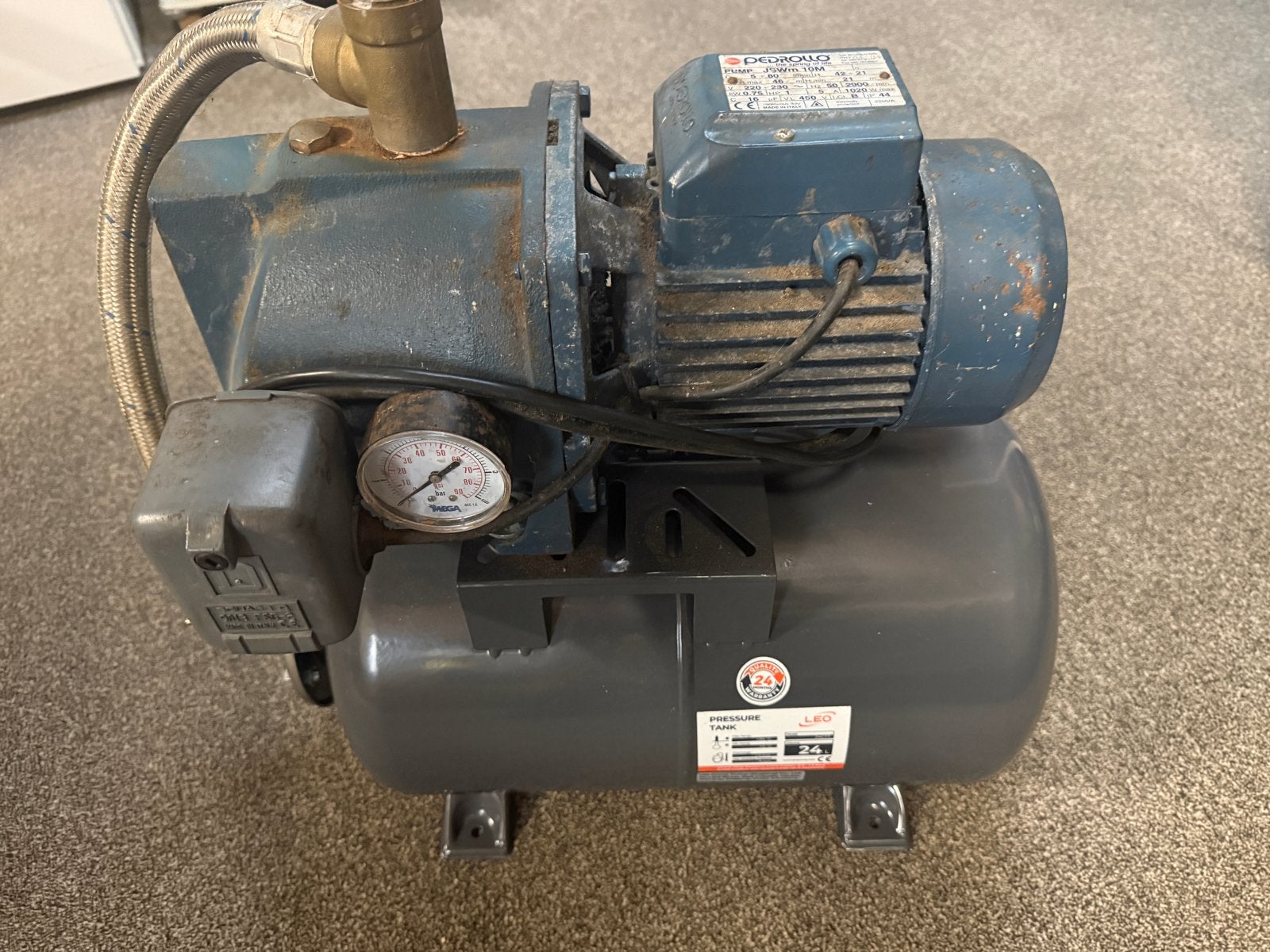 Pedrollo JSWm 10M Hydrofoorpomp - Gebruikt, Ophalen, Gebruikt, Elektrisch, Hydrofoorpomp