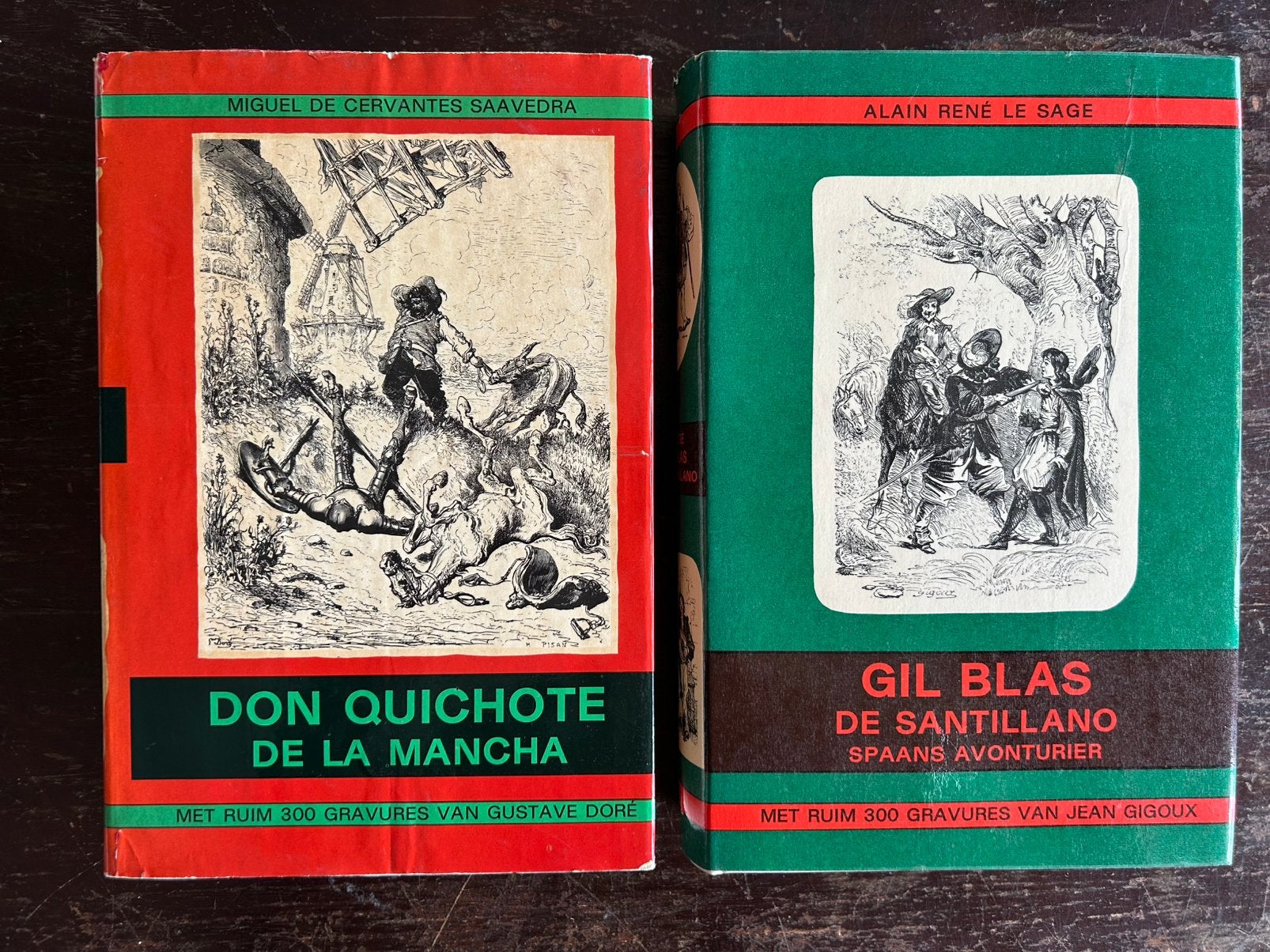 Don Quichote de la Mancha + Gil Blas de Santillano, Ophalen of Verzenden
