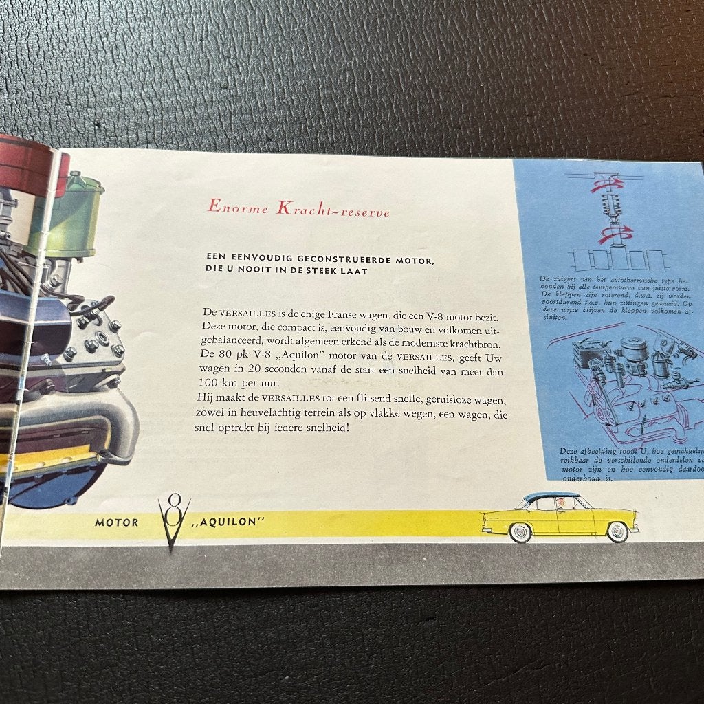 #9) FORD Versailles - 1956, Verzenden, Gelezen, Ford