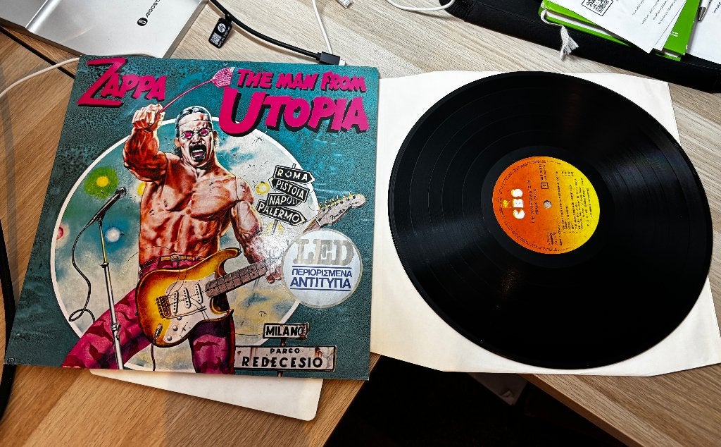 Frank Zappa The man from Utopia, Cd's en Dvd's, LP, Gebruikt, Ophalen of Verzenden, Beschermende buitenhoes