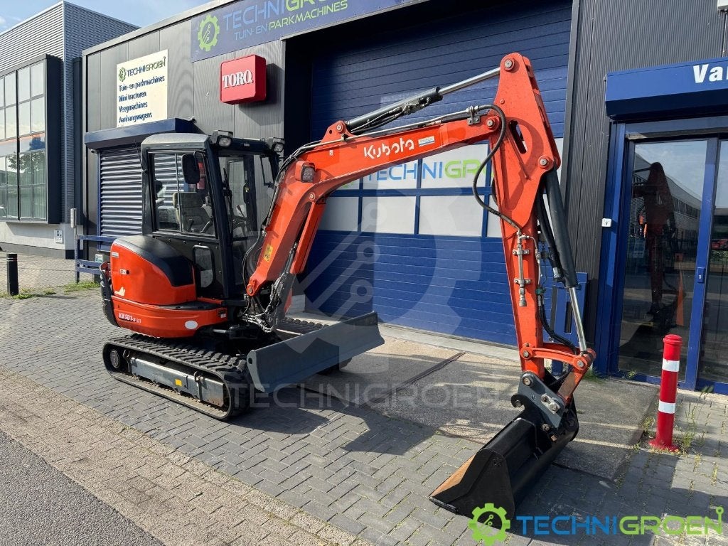 Kubota KX101-3A3 Graafmachine + Grondzeef (Zeefbak), Ophalen, Graafmachine