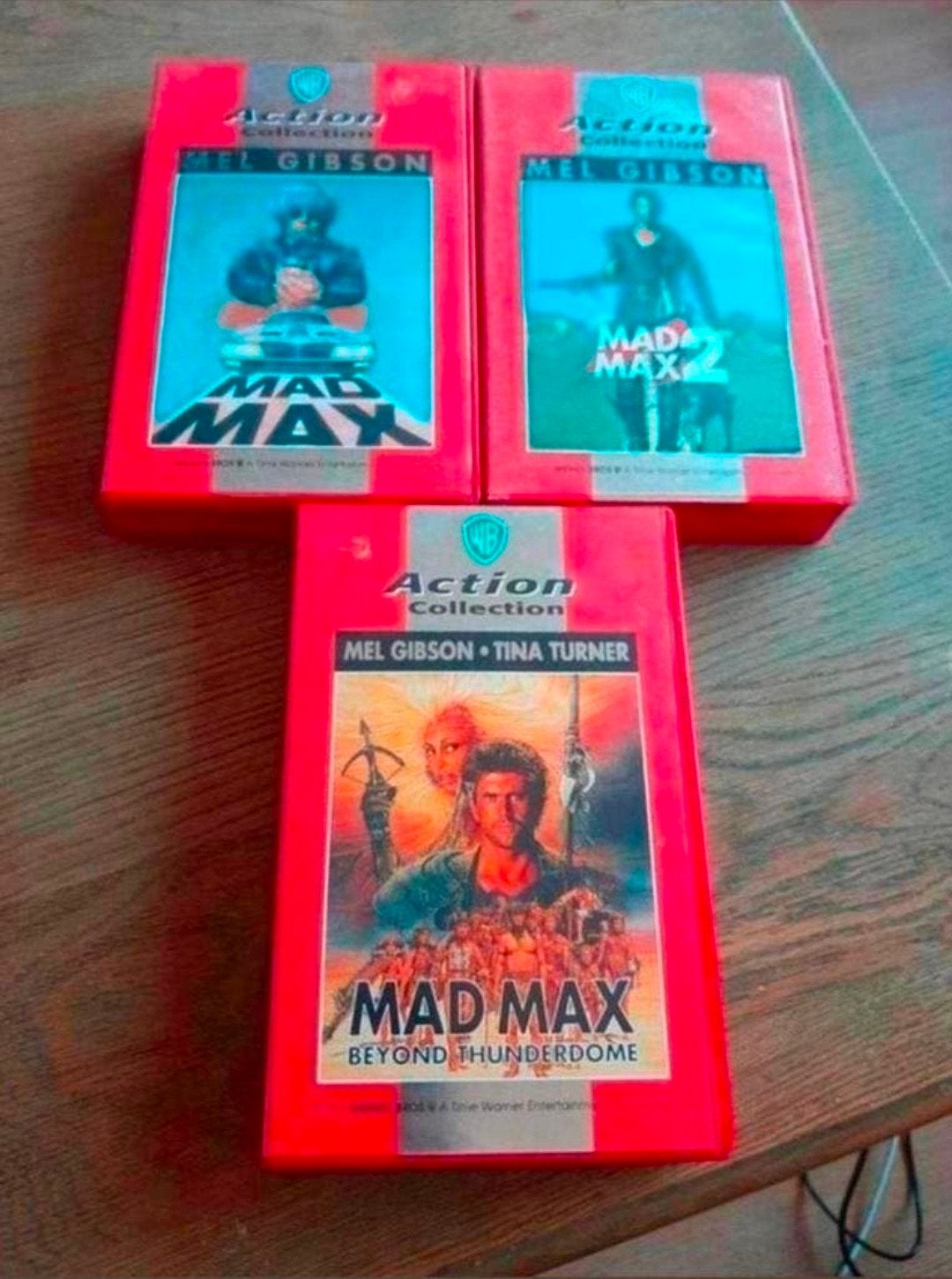 Mad Max Trilogy op videoband. Action Collection., Cd's en Dvd's, VHS | Film, Gebruikt, Vanaf 16 jaar, Ophalen of Verzenden, Actie en Avontuur