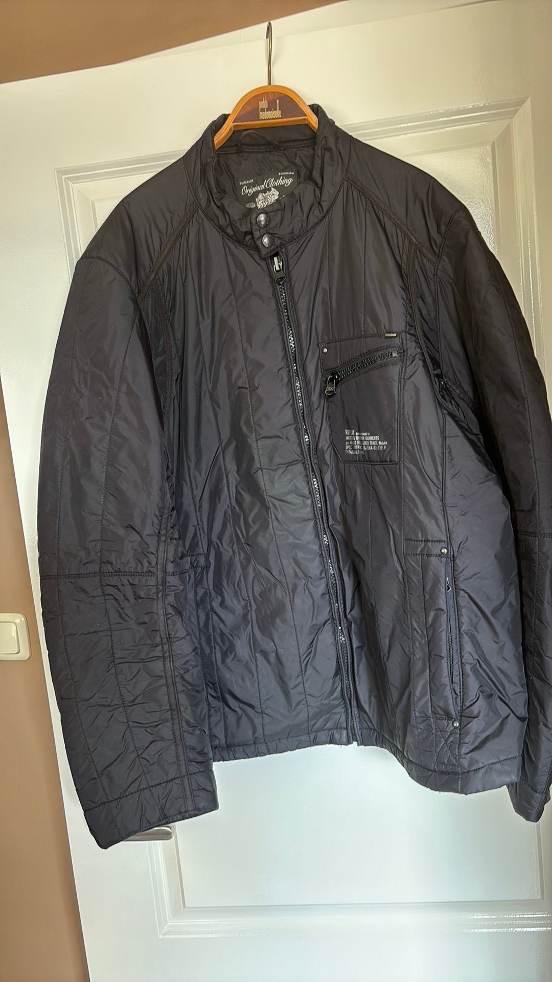 Replay herenjas, zwart, maat XL, Ophalen of Verzenden, Zo goed als nieuw, Maat 56/58 (XL), Zwart