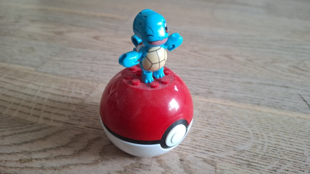 Mega Construx Pokémon Poké Ball Squirtle, Ophalen of Verzenden, Gebruikt, Megabloks