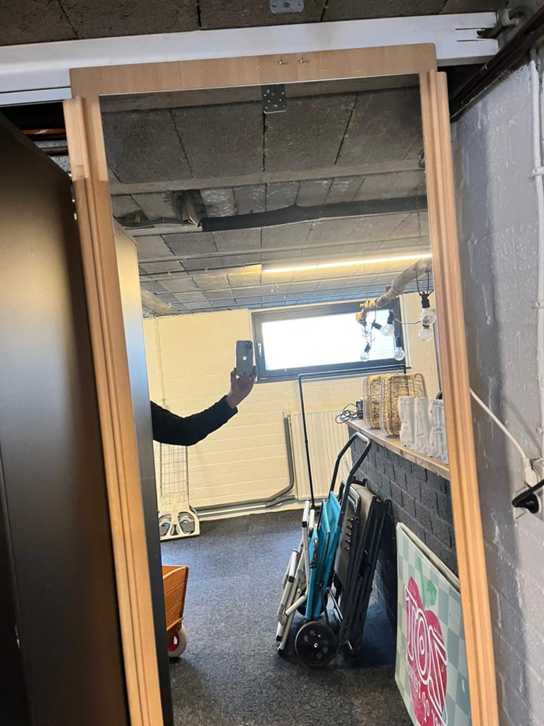 2 spiegels, Huis en Inrichting, Woonaccessoires | Spiegels, Ophalen, Minder dan 50 cm, Zo goed als nieuw, Minder dan 100 cm