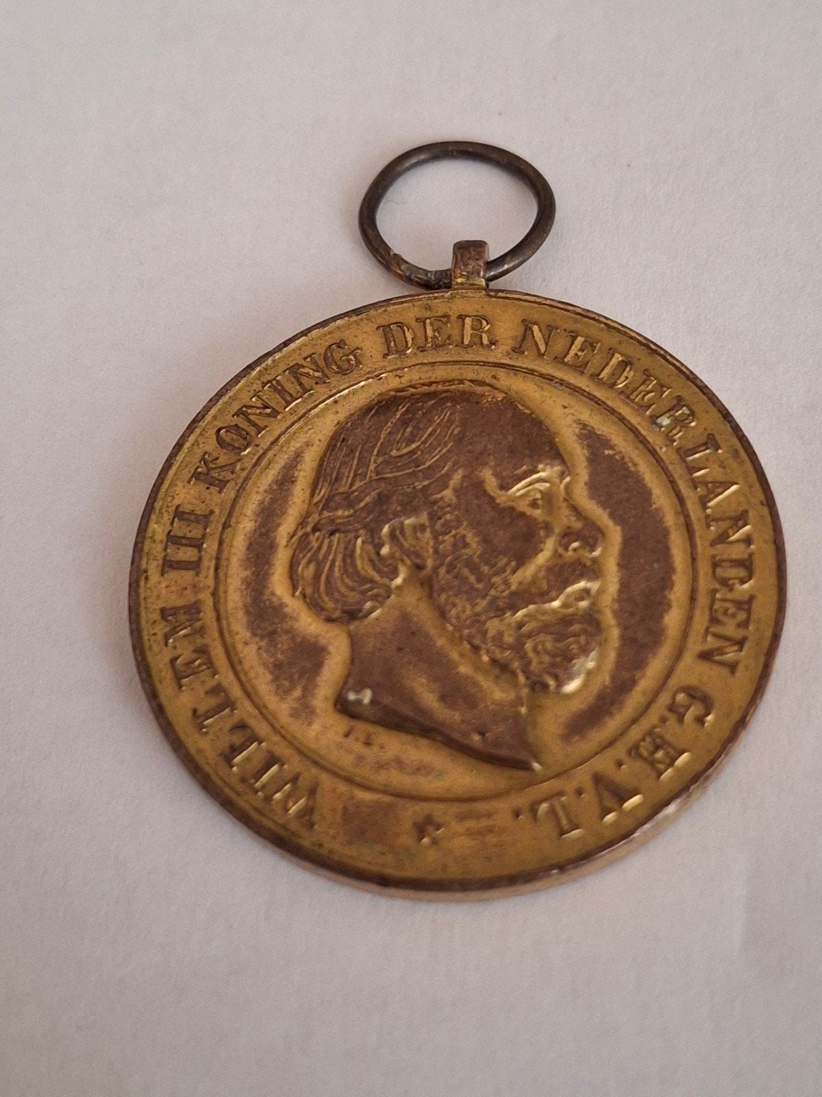 Medaille Atjeh 1873-1874 - Willem III Koning der Nederlanden, Ophalen of Verzenden, Brons, Nederland