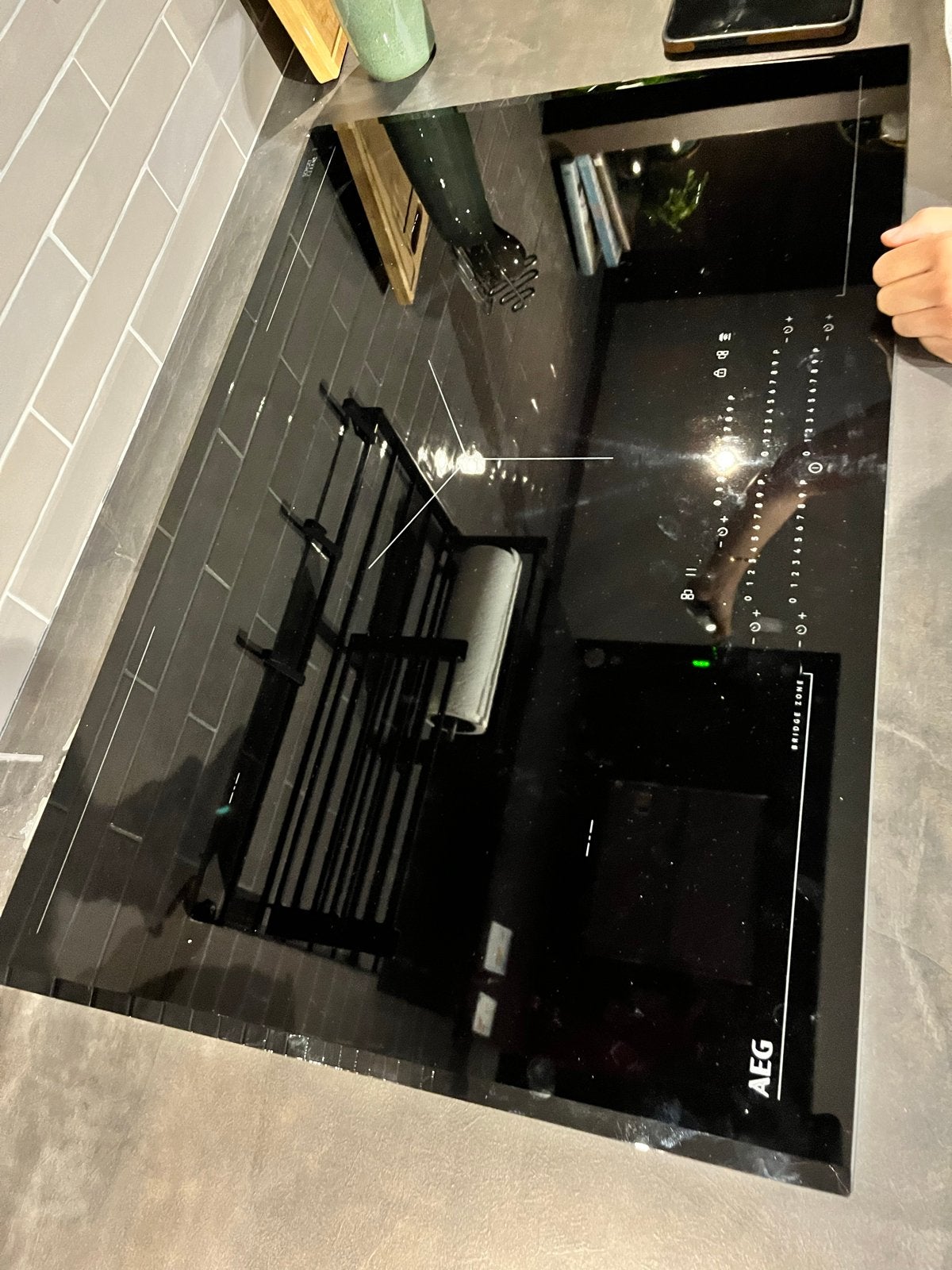AEG Inductiekookplaat - Nieuwstaat, Witgoed en Apparatuur, Nieuw, Inbouw, Inductie, 4 kookzones
