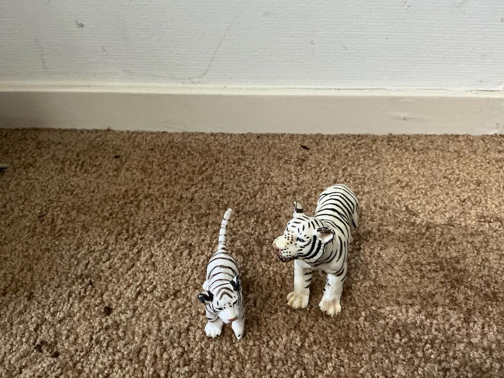 Schleich Tijgers, leeuw, giraf, olifant, zebra en Nijlpaard, Verzamelen, Dierenverzamelingen, Ophalen of Verzenden, Gebruikt, Wild dier