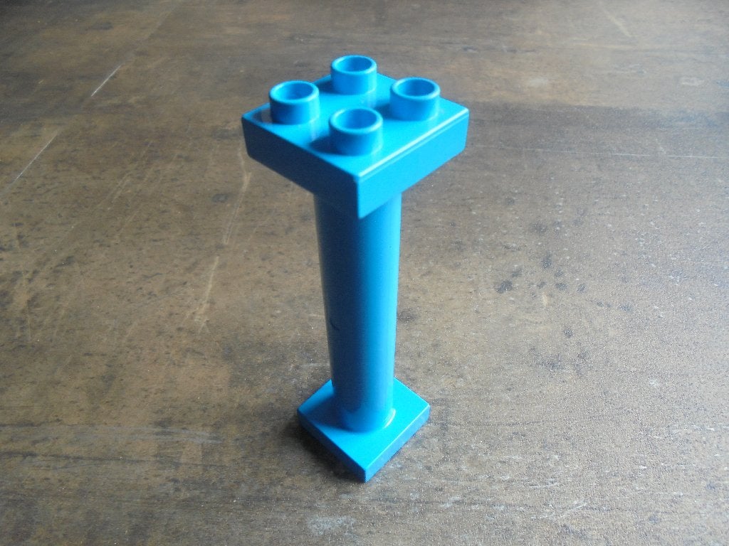 Lego Duplo Support Column 2x2x6 Round (zie foto's) 2, Ophalen of Verzenden, Gebruikt, Losse stenen, Duplo