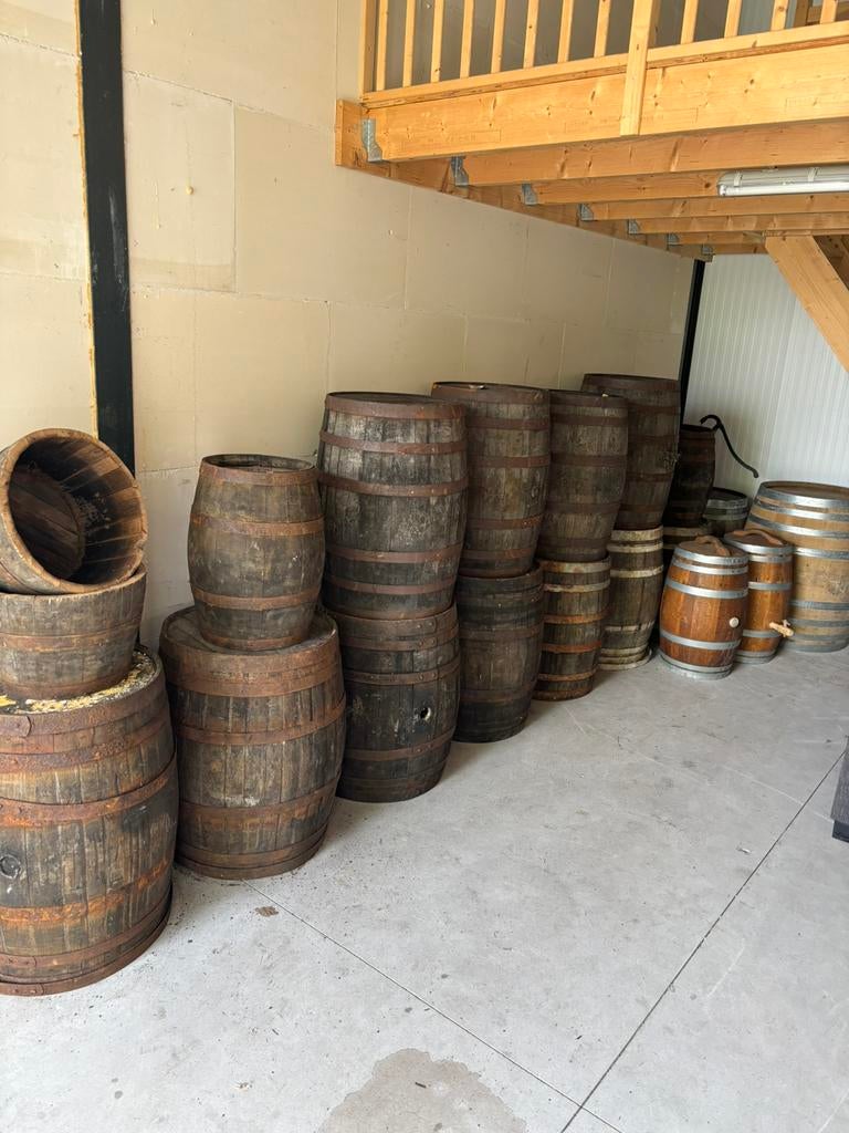 Wyskyvat te koop ( bieden per stuk ) wijnvaten regenton, Ophalen, Gebruikt, Poortinga, 150 liter of meer