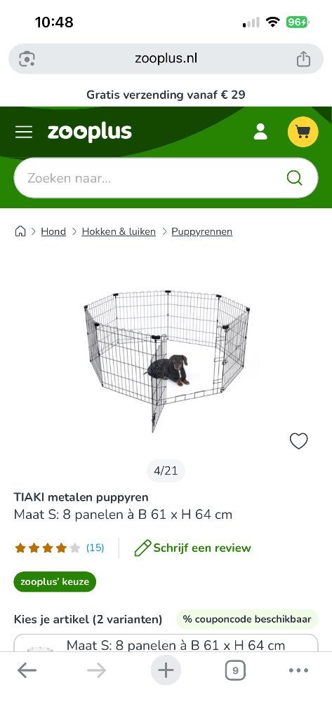 Puppyren, Dieren en Toebehoren, Ophalen, Zo goed als nieuw
