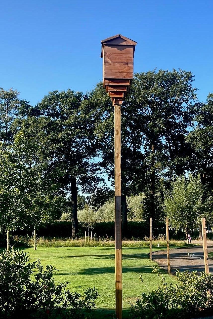 Vleermuizenkast op paal handgemaakt, Ophalen, Nieuw