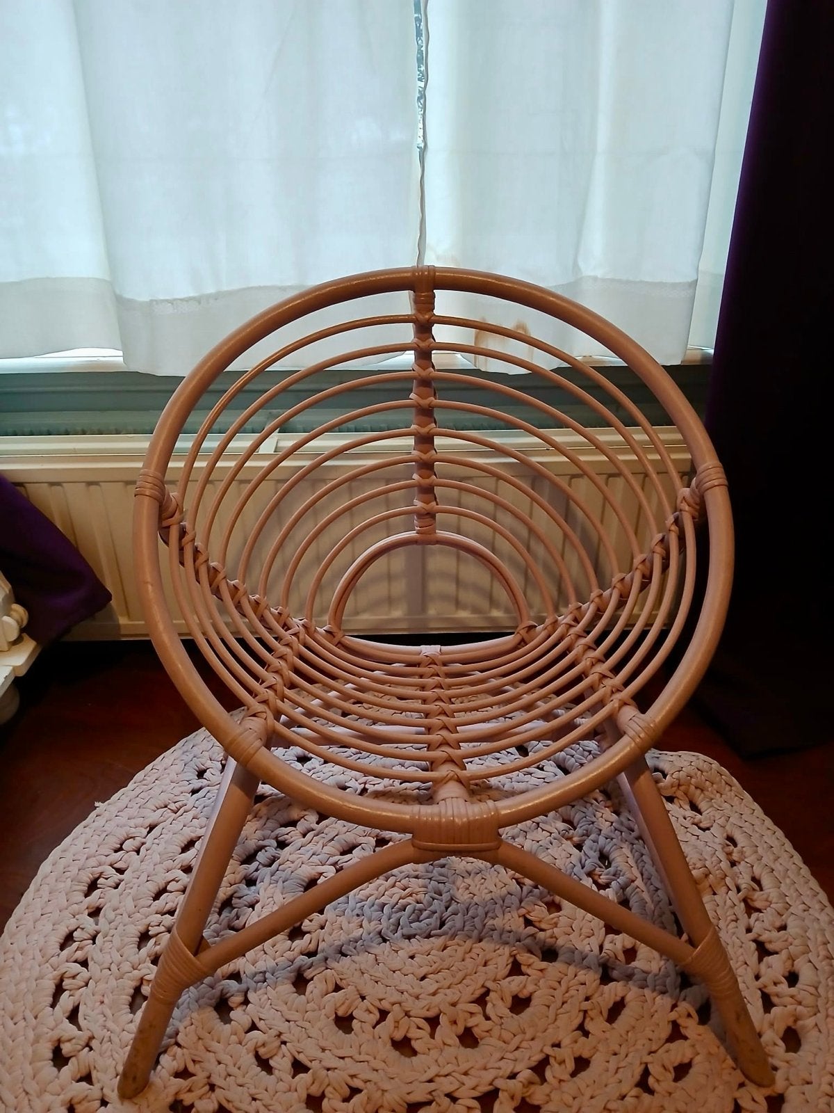 Roze rotan kinderstoel Sissy Boy Homeland, Ophalen, Gebruikt, Overige typen