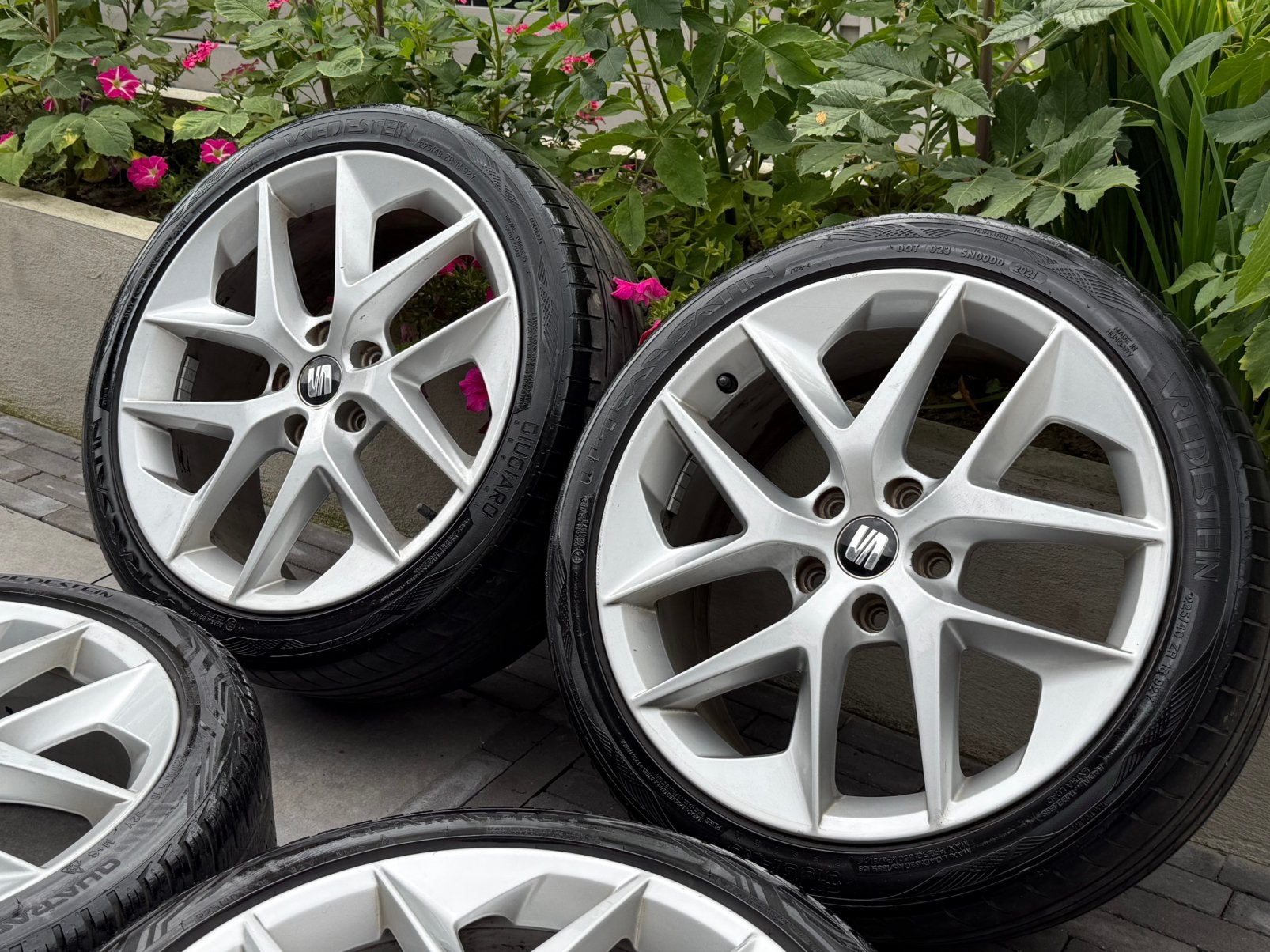 Originele seat velgen 18inch 5x112, Ophalen, 15 inch, 185 mm, Zomerbanden