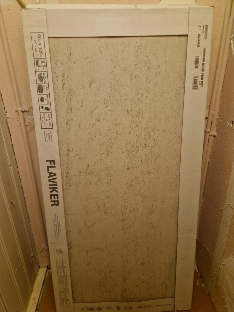 Flaviker Navona Bone Vein Ret tegels 60x120 cm (2 stuks), Doe-het-zelf en Verbouw, Tegels, Ophalen, 60 cm of meer, Nieuw, Minder dan 5 m²