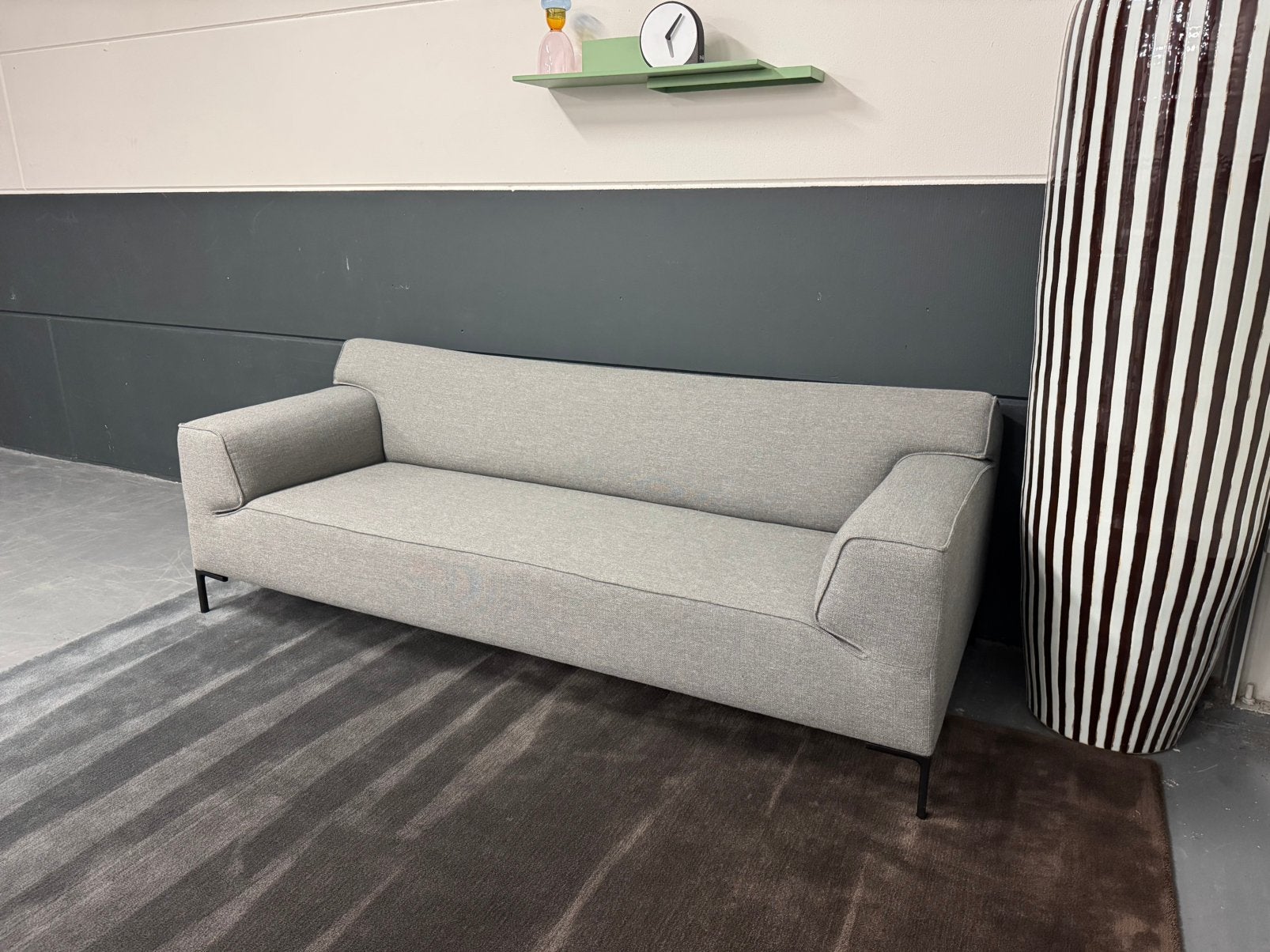 Nieuw Design on Stock Bloq 3-zits | Milton Ash, Ophalen, 75 tot 100 cm, Rechte bank, Stof