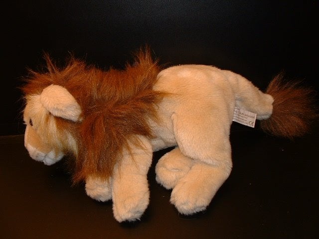 ANNA CLUB PLUSH LEEUW VELOURS ECRU MET LANGHARIGE, Kinderen en Baby's, Ophalen of Verzenden, Nieuw, Overige typen