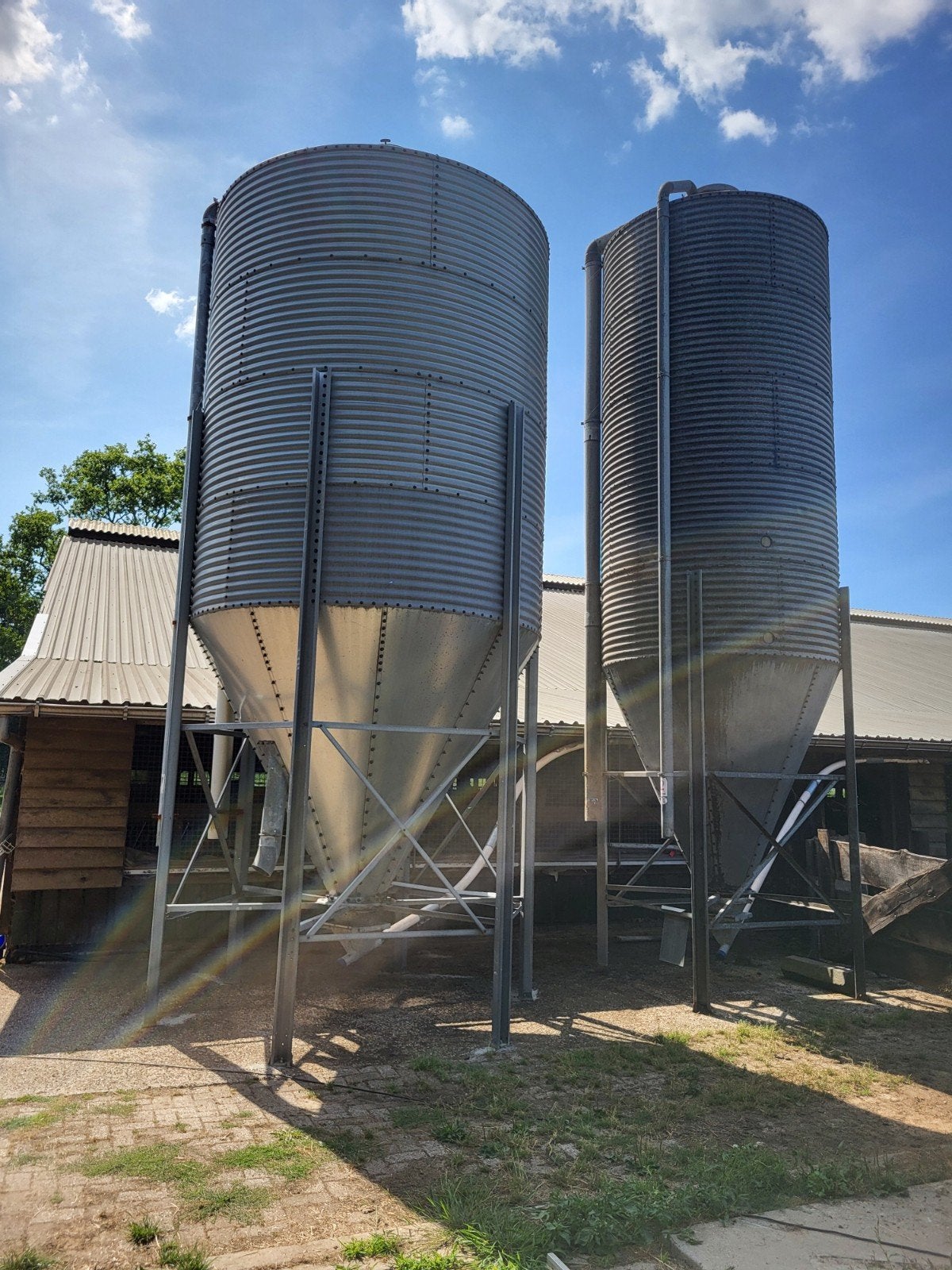 Voersilo, brok silo, Ophalen, Vee