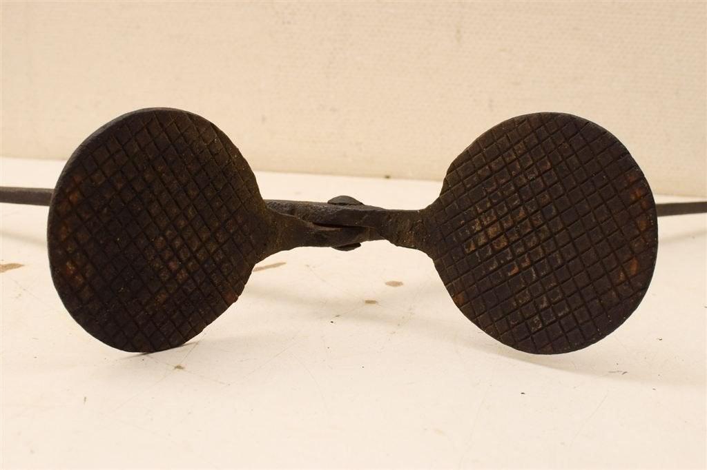 Gietijzeren wafelijzer 48331, Ophalen of Verzenden, Gebruikt