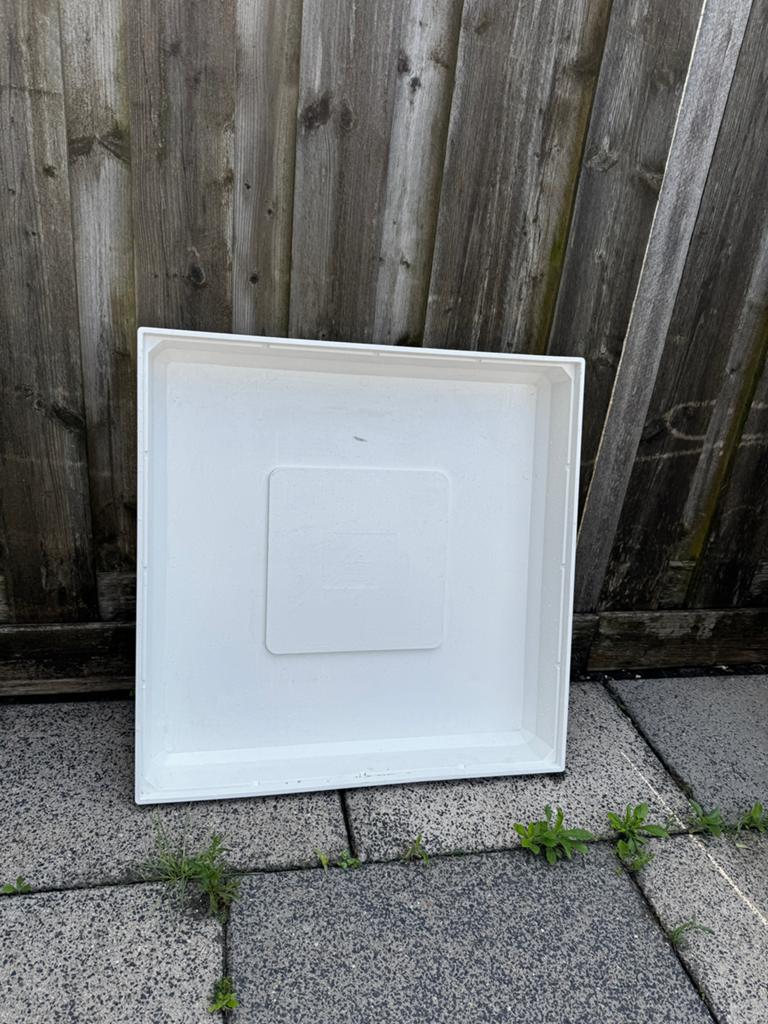 GRATIS AFHALEN Wasmachine / droger lekbak 70x70x10, Witgoed en Apparatuur, Ophalen