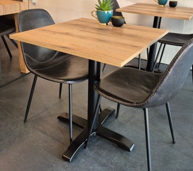 Kleine set tafel met 2 stoelen, Ophalen, Zo goed als nieuw, Rechthoekig, 50 tot 100 cm