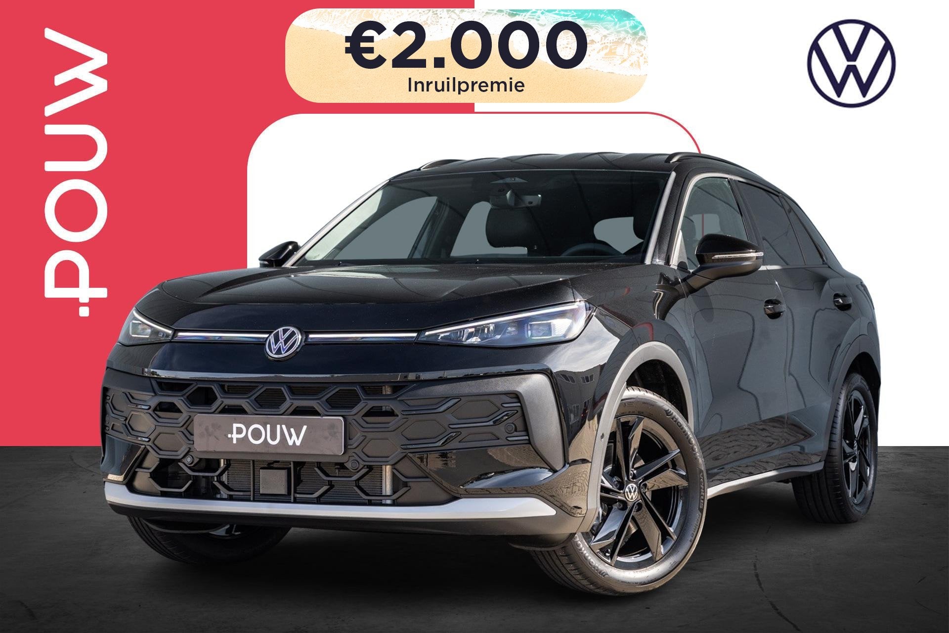 Volkswagen T-Roc 1.5 eTsi 115pk DSG Style First Edition | Tr, Auto's, 1498 cc, 4 cilinders, 116 pk, Zwart