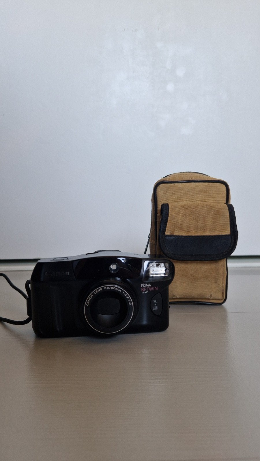 Canon Prima BF Twin Compact Camera, Ophalen of Verzenden, Gebruikt, Compact, Canon