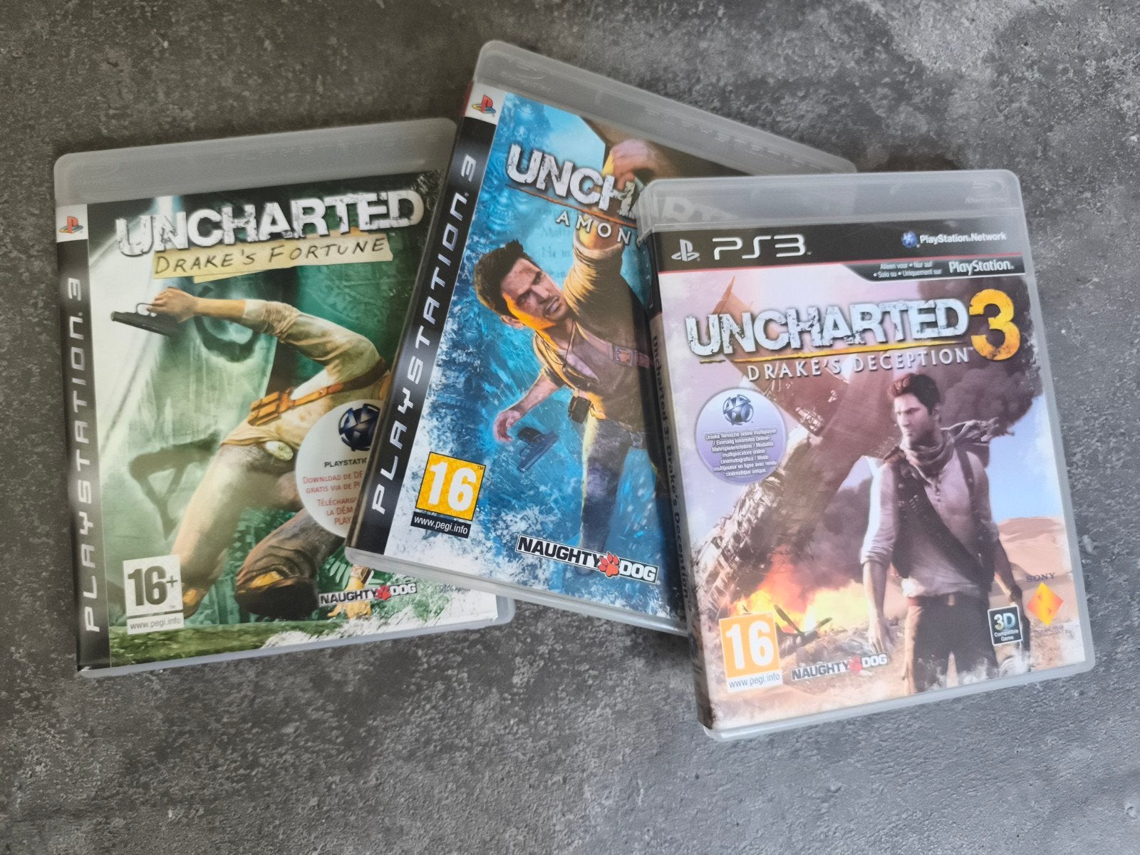 Uncharted collectie, Spelcomputers en Games, Avontuur en Actie, 1 speler, Ophalen of Verzenden, Zo goed als nieuw