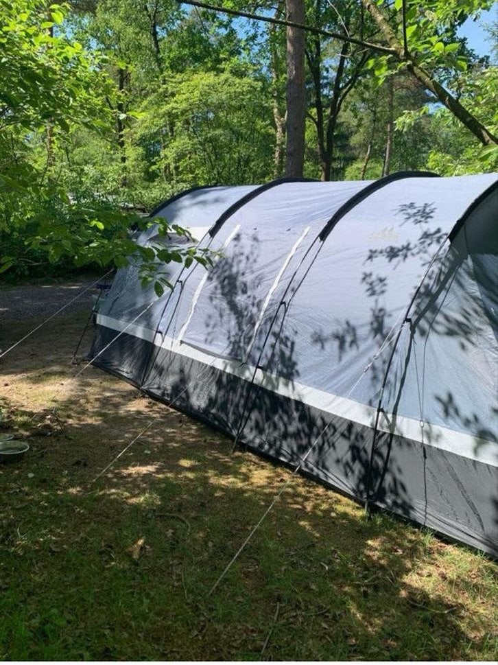 Obelink Lugano 6 Plus tunneltent - Ruime gezinstent, Ophalen of Verzenden, Zo goed als nieuw, Meer dan 6