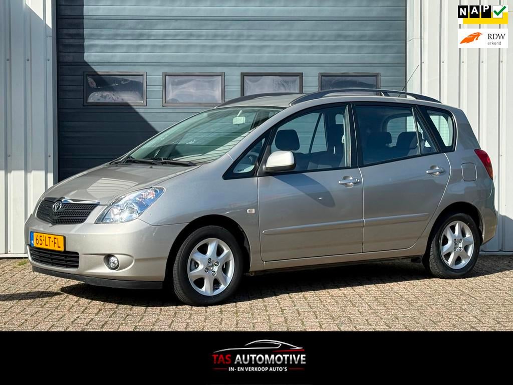 Toyota Corolla Verso 1.6 VVT-i Linea Luna 1e EIG/AIRCO/NAP, Voorwielaandrijving, 450 kg, Gebruikt, 4 cilinders