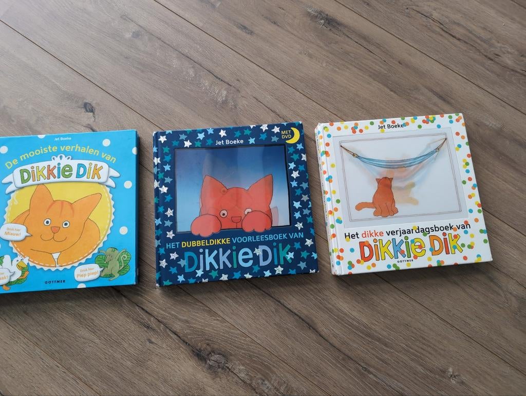 3 Grote Dikkie Dik Boeken: Voorleesplezier voor Kleintjes, Boeken, Ophalen, Gelezen, Jet Boeke, 2 tot 3 jaar