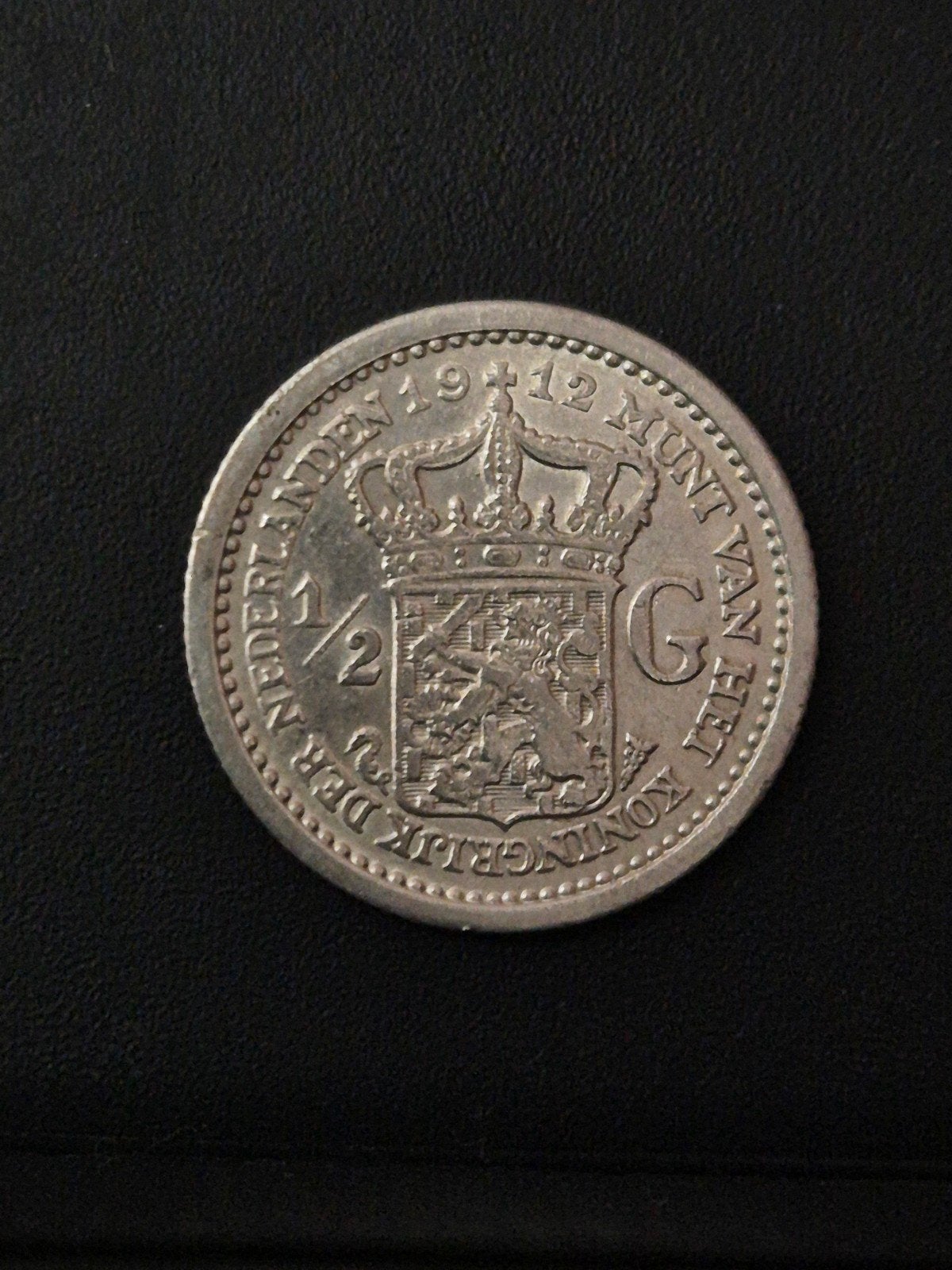 ½ Gulden 1912, ½ gulden, Verzenden, Zilver, Koningin Wilhelmina