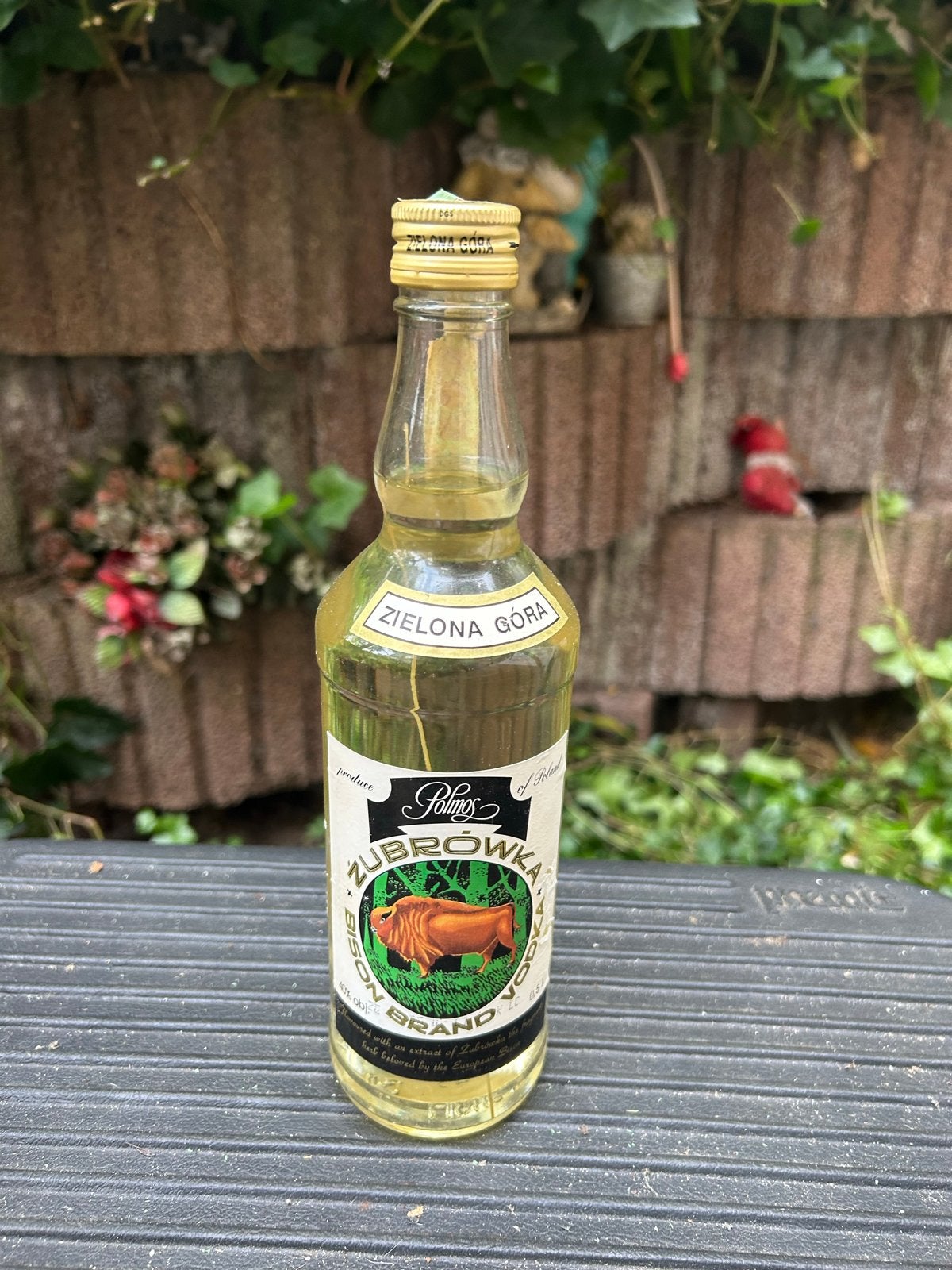 Vintage Żubrówka Bison Brand Wodka - Miniatuurflesje, Verzamelen, Ophalen, Gebruikt