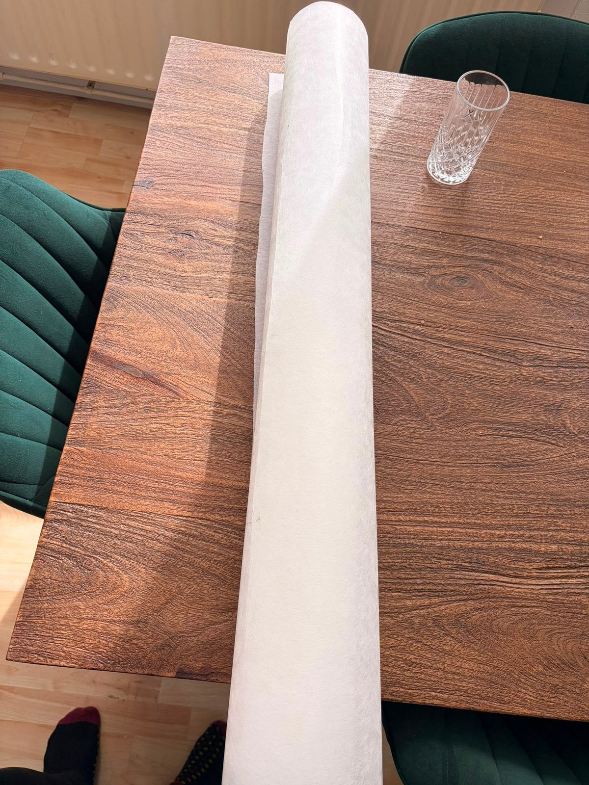 Renovlies behang, Ophalen, Effen, Wit, Modern