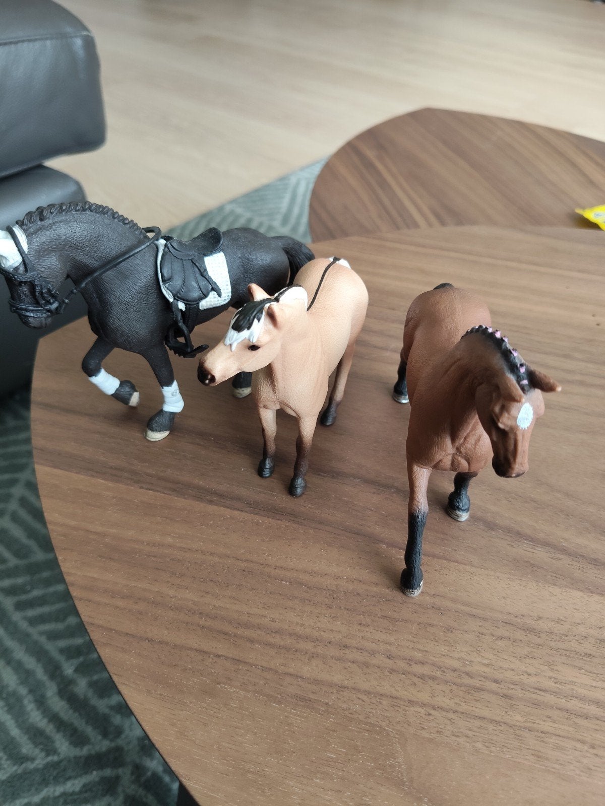 Drie Schleich paarden - Uitbreiding mogelijk!, Ophalen