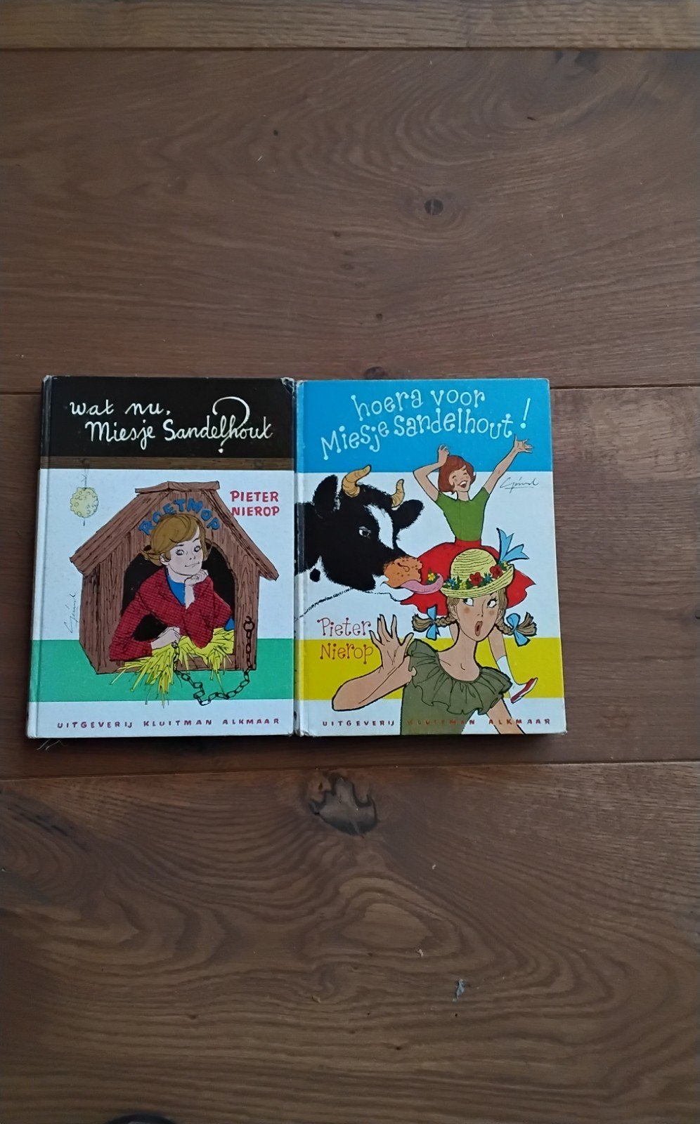 2x Miesje Sandelhout boeken -, Ophalen of Verzenden, Gelezen, Pieter Nierop, Fictie algemeen