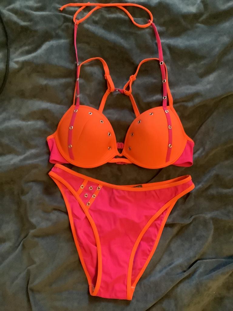 Marlies Dekkers Oranje/Roze Bikini - Maat S, Ophalen of Verzenden, Zo goed als nieuw, Oranje, Bikini